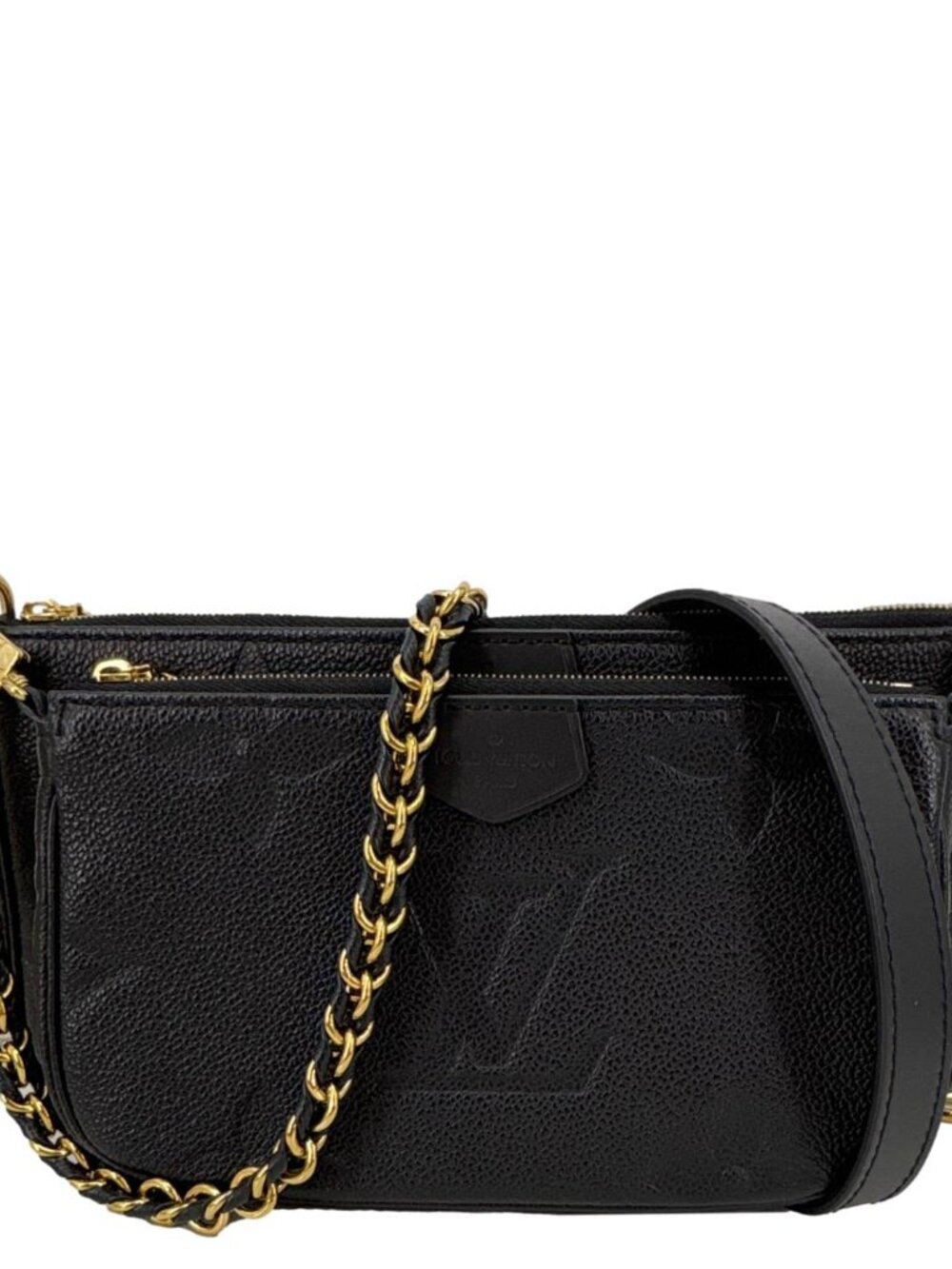 Louis Vuitton Multi Pochette Accessoires Monogram Empreinte Leather Crossbody B